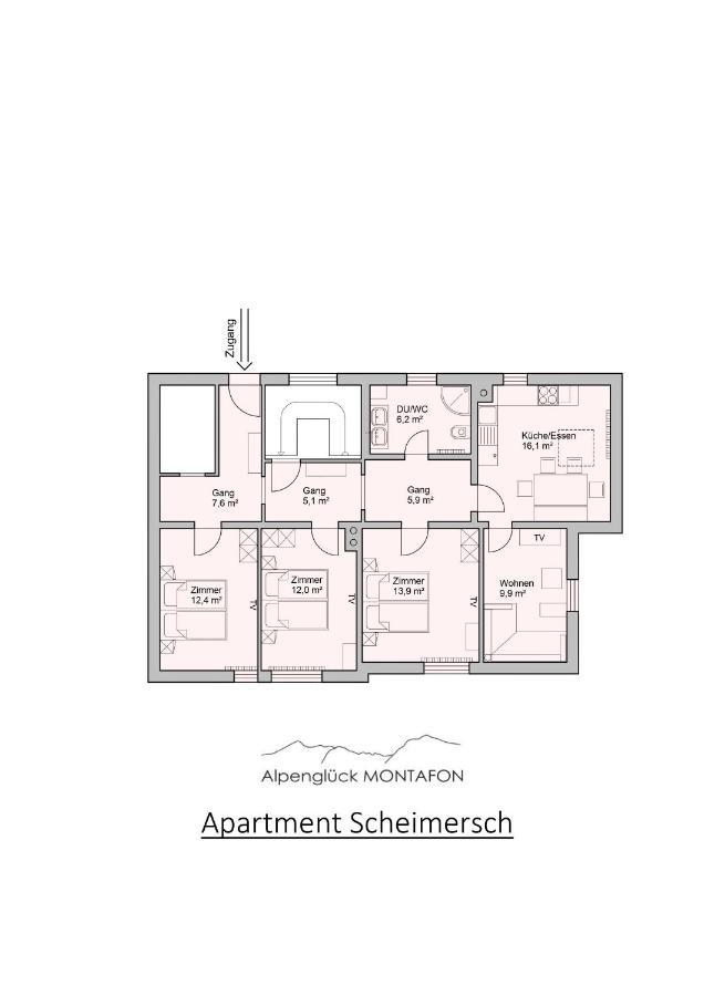 Alpenglueck Montafon Apartment Sankt Gallenkirch Exterior foto